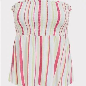 Torrid strapless top